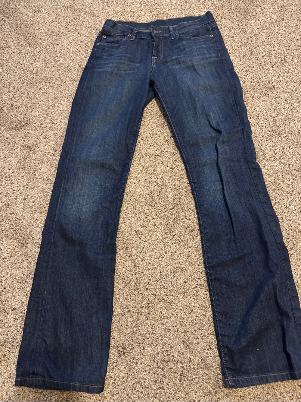Lucky Brand Y2K Women's Dark Indigo Long Inseam Jeans size 6/28
